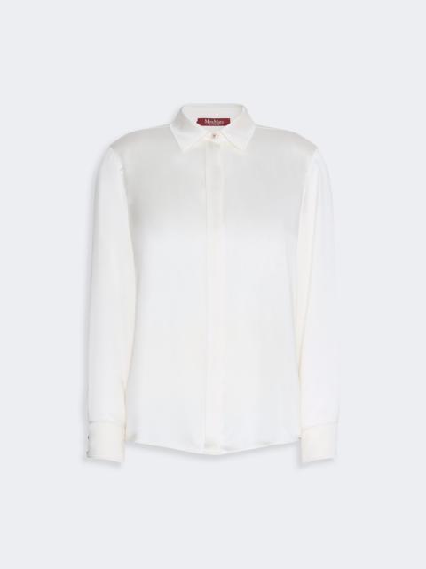 Max Mara XERO Mannish silk satin shirt - SILK