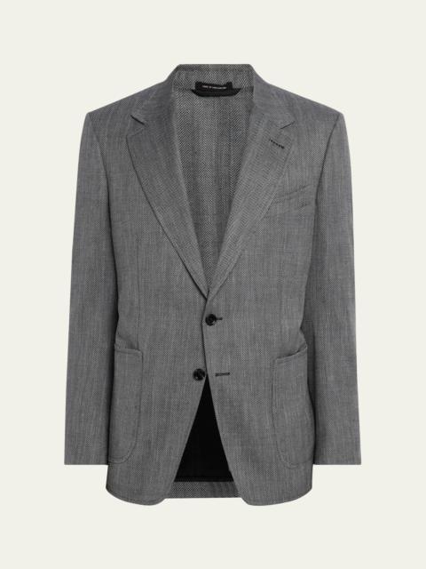 TOM FORD Men's Shelton Herringbone Sport Coat