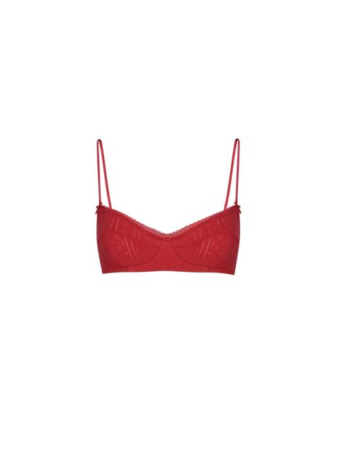 Cou Cou The Balconette Cherry Red