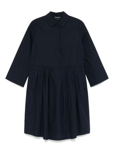 EMPORIO ARMANI cotton mini dress