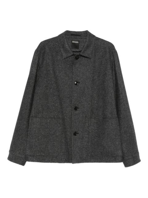 ZEGNA button-up overshirt