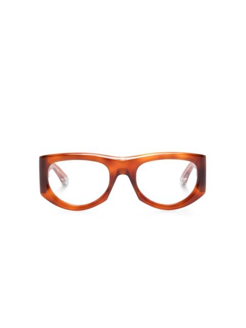GUCCI rectangle-frame glasses