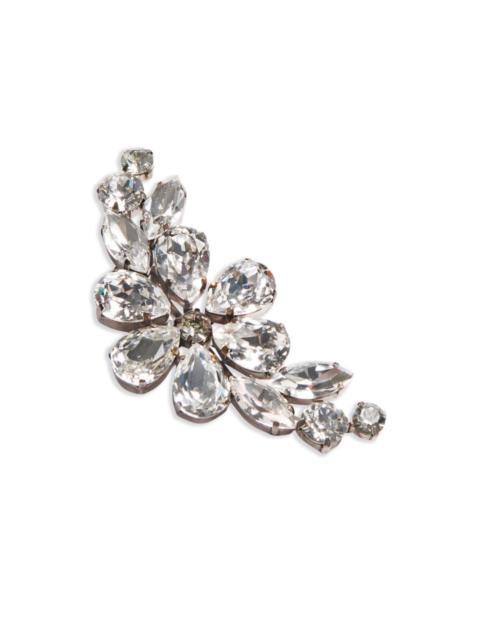 Floral Crystal ear cuff