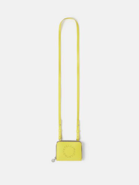 Stella McCartney Logo Zip Strap Cardholder