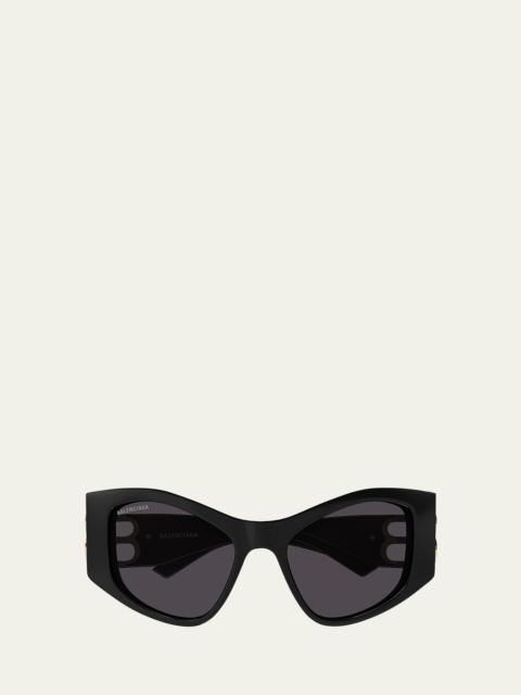 Cut-Out BB Acetate Cat-Eye Sunglasses