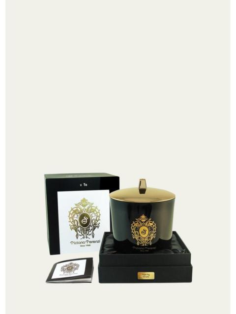 Tiziana Terenzi 17.6 oz. Capri Fig Black Maxi Glass Candle