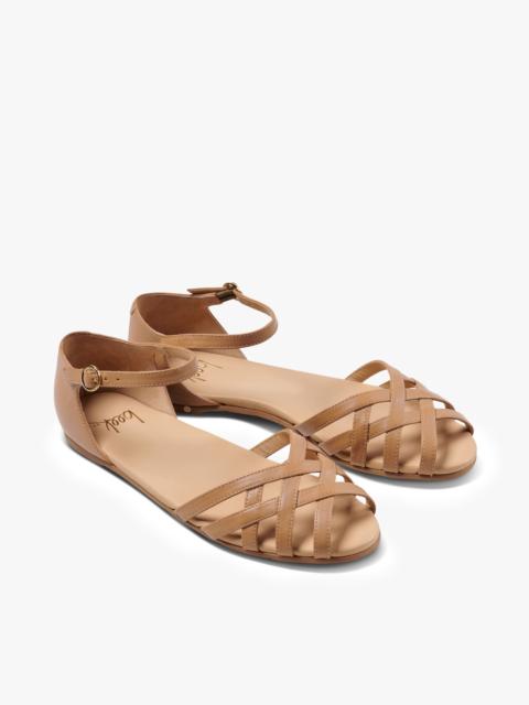 beek Plover Leather Basket-Weave Sandal