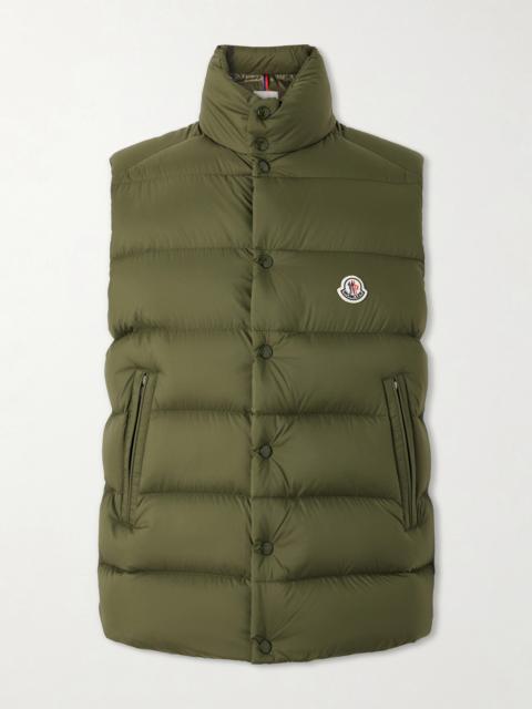 Moncler Tibb Logo-Appliquéd Quilted Shell Down Gilet