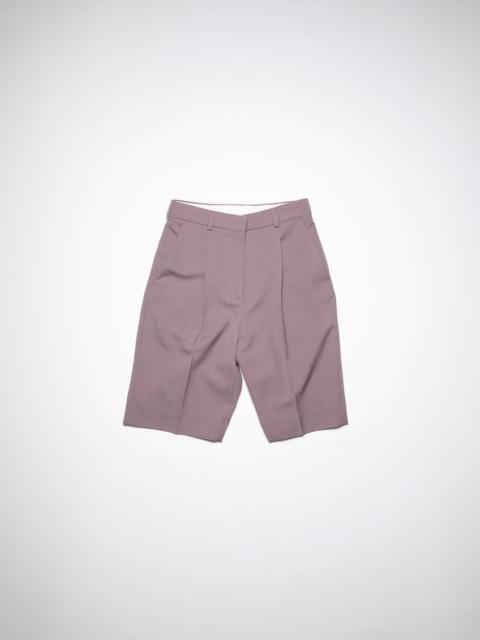 Acne Studios Knee-length shorts - Mauve purple
