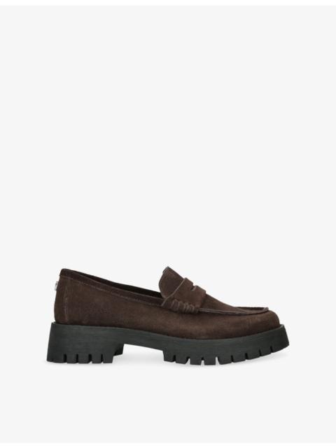 STEVE MADDEN Langsten Suede Loafers