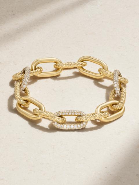 DAVID YURMAN Madison 18-karat Gold Diamond Bracelet