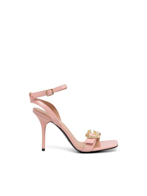Moschino heart-buckle strap sandals