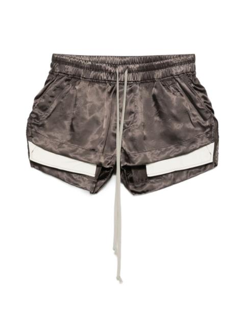 Rick Owens Fog Boxers drawstring panelled shorts
