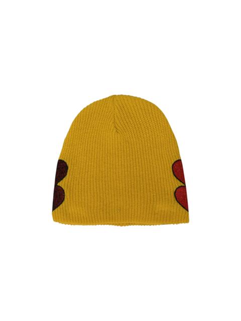 UNDERCOVER HEART BEANIE "YELLOW" UC2C4H033 yellow