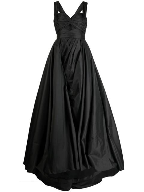 ZUHAIR MURAD cut-out taffeta gown