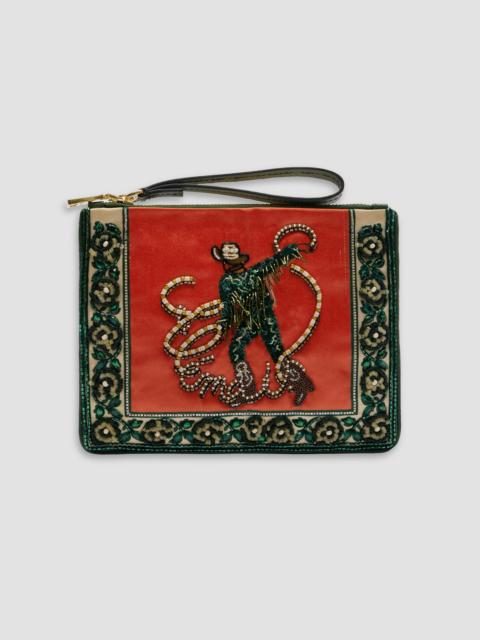 ALÉMAIS Women's Ace Cowboy Embellished Clutch - Multi