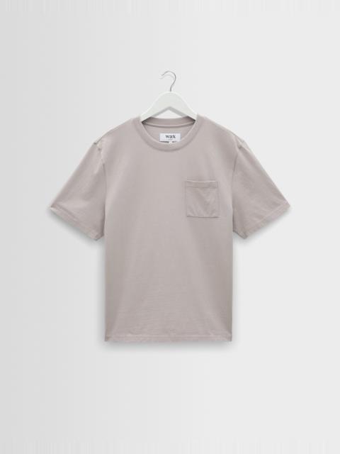 Wax London Dean - Washed Clay Compact Cotton Pocket T-Shirt
