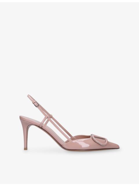 Valentino VLogo Signature Patent-Leather Courts