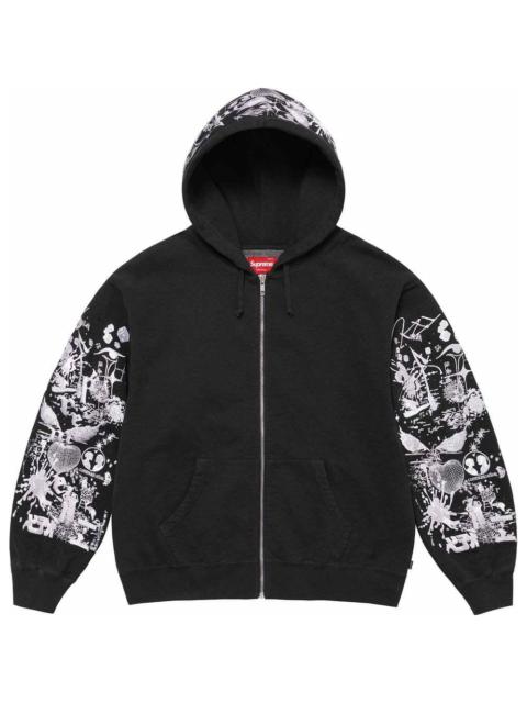 トップス Supreme Collage Zip Up Hooded Sweatshirt Supreme Collage Zip Up Hooded Sweatshirt (SS24) - $198