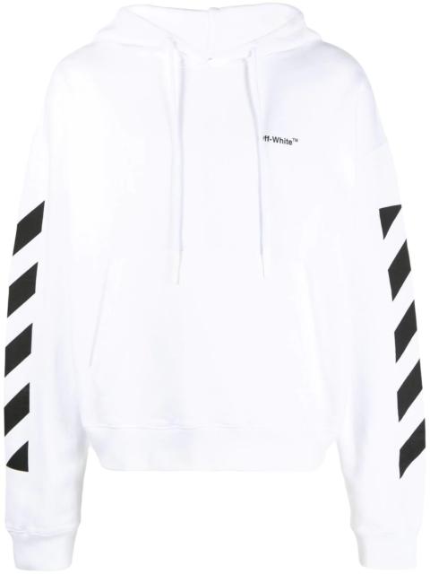 Diag-stripe hoodie