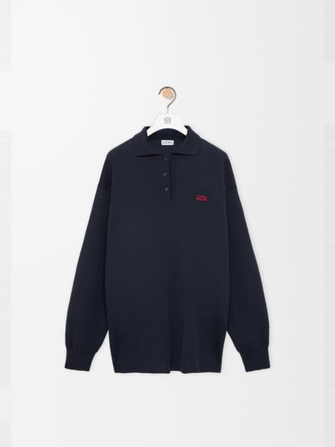 Loewe Polo sweater in cashmere and silk blend