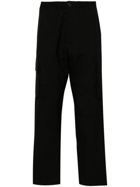 straight-leg cargo trousers