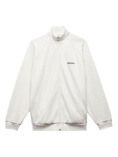 adidas Basketball One Track Jacket 'White' HN9271