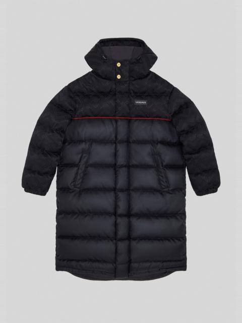 VERSACE Greca Padded Puffer Coat