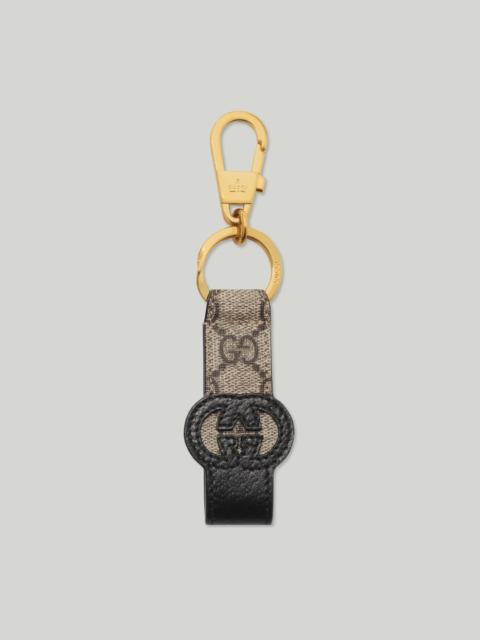 GUCCI Keychain with cut-out Interlocking G