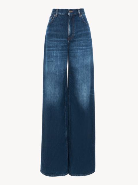 Chloé WIDE-LEG JEANS IN DENIM