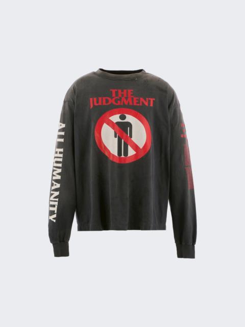 SAINT M×××××× The Judgment Long Sleeve Tee Black