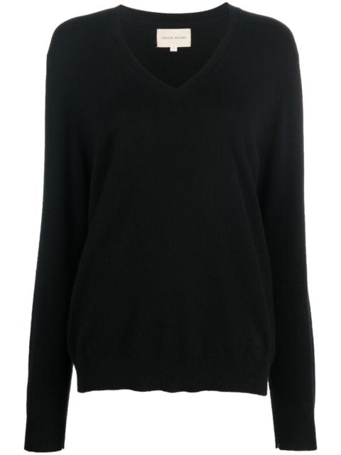Loulou de Saison V-neck cashmere sweater