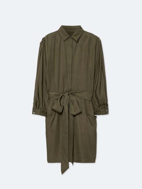 ALLSAINTS NOORA SILK-VISCOSE MINI DRESS