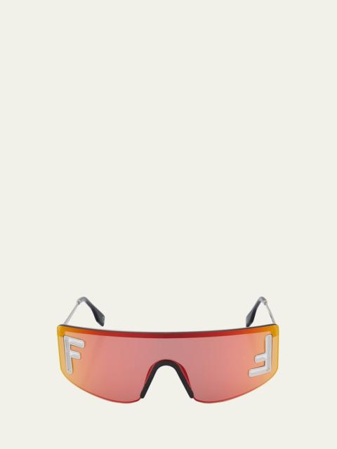 FENDI Men's Fendi Sport 141mm Shield Sunglasses