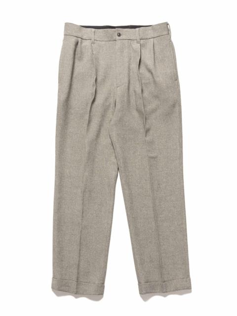 NEEDLES Tucked Trouser - PE/PU Stretch Twill Lt.Grey