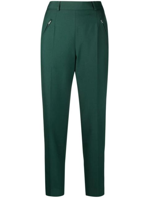 high-rise tailored trousers