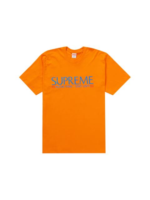 Supreme Supreme Nuova York Tee Orange