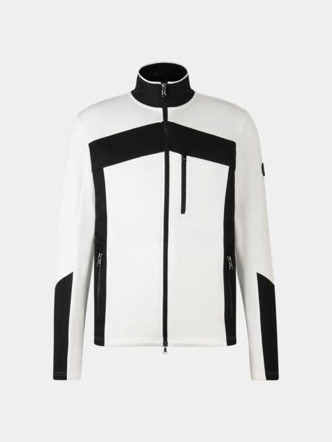 BOGNER Midlayer Xilas in Off-white/black