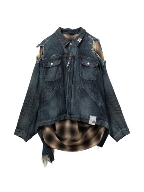 Maison MIHARAYASUHIRO distressed layered jacket