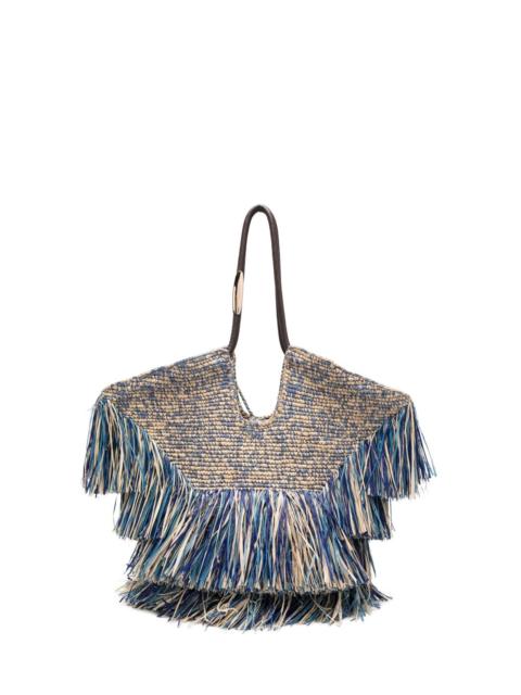 Zimmermann Goldentime medium rafia tote