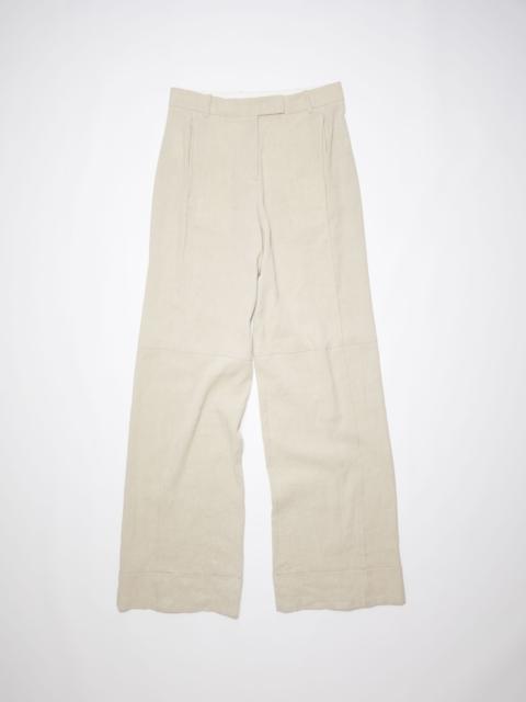 Acne Studios Tailored trousers - Light Sand