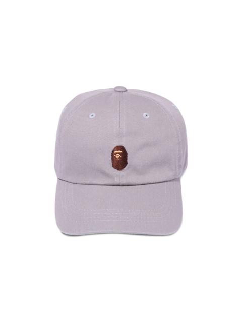 A BATHING APE® BAPE Ape Head One Point Panel Cap 'Grey'