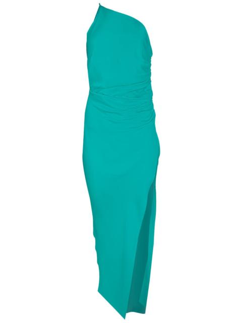 THE SEI Asymmetric Gathered Wrap Dress