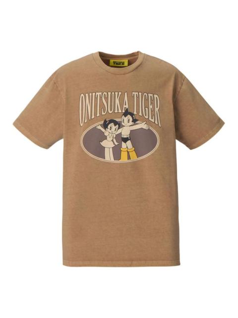 Onitsuka Tiger Onitsuka Tiger x Astro Boy Printed Short Sleeved Top 'Brown' 2183B572-200