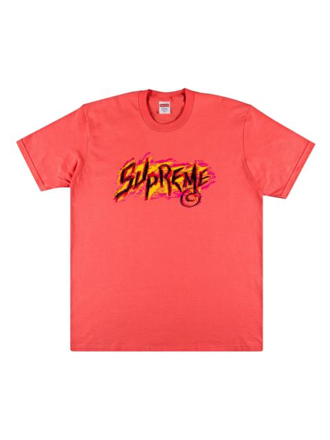 Supreme Scratch Tee 'Bright Coral'