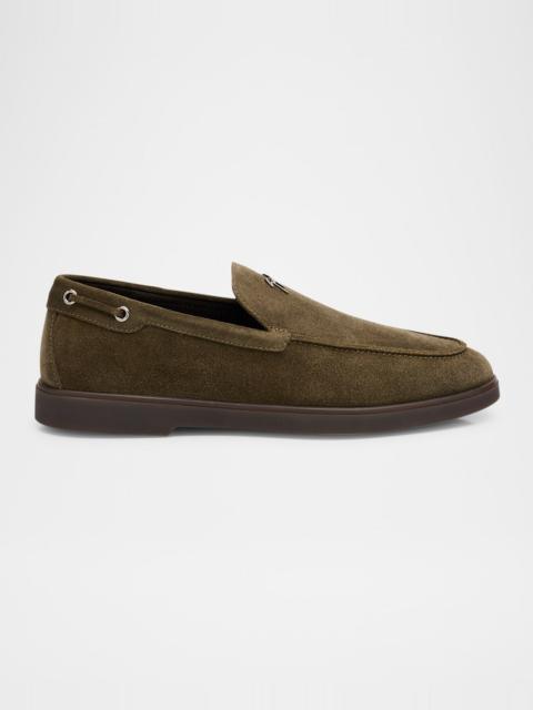 Giuseppe Zanotti Men's Berth 10 Suede Loafers