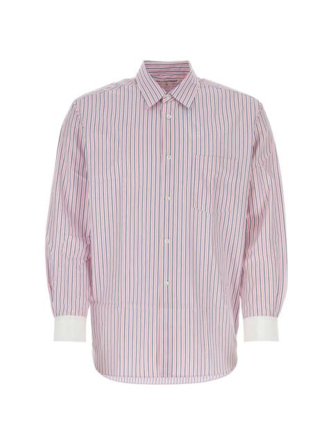 Comme Des Garçons pinstripe-print shirt
