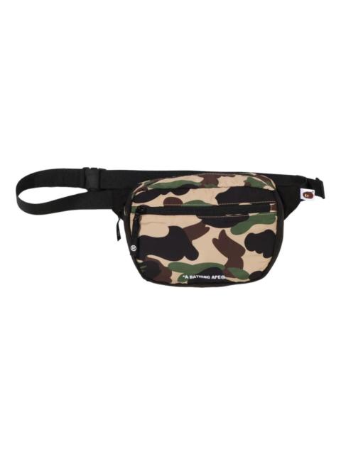 A BATHING APE® A Bathing Ape 1st Camo Packable Waist Back M Travel 'Yellow' 0ZXBGMX00290QYEX
