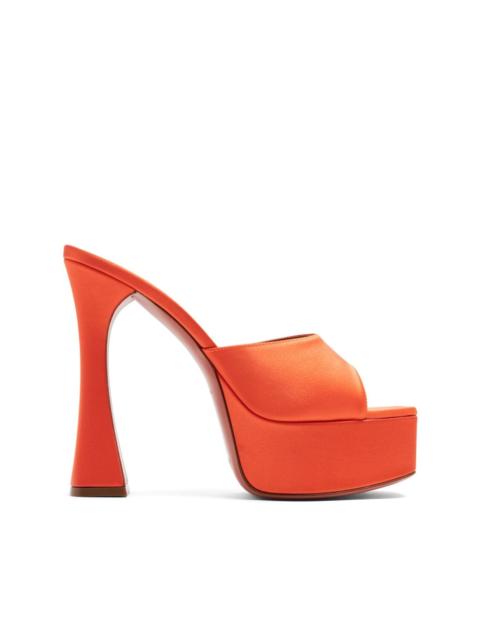 Dalida Satin 140mm platform sandals