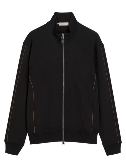Canali Canali Pipe-trimmed Wool Track Jacket